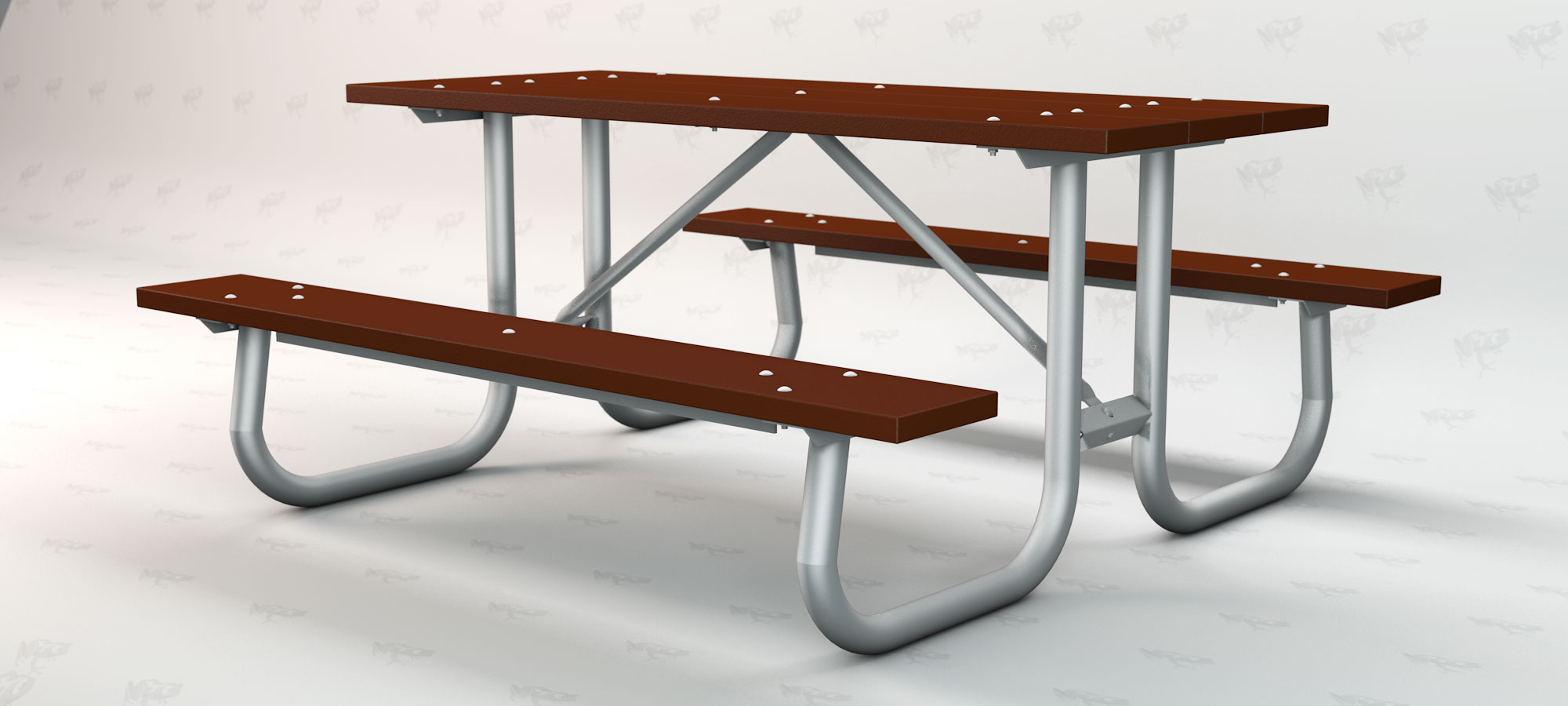Galvanized Frame Table Right