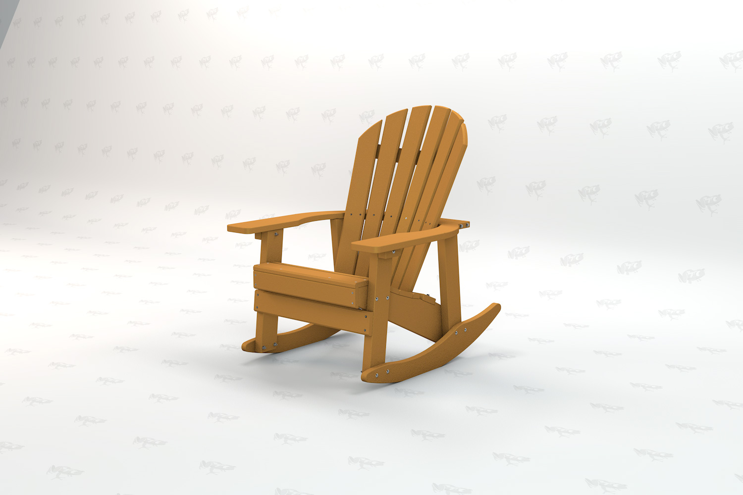 Charleston Adirondack Rocking Chair Right__CED