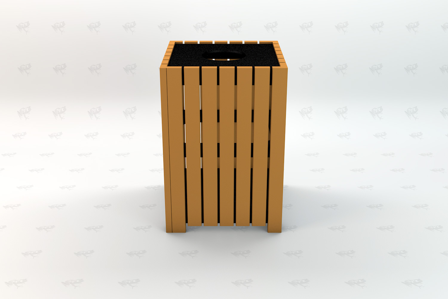 Heavy Duty Square Receptacle Front__CED