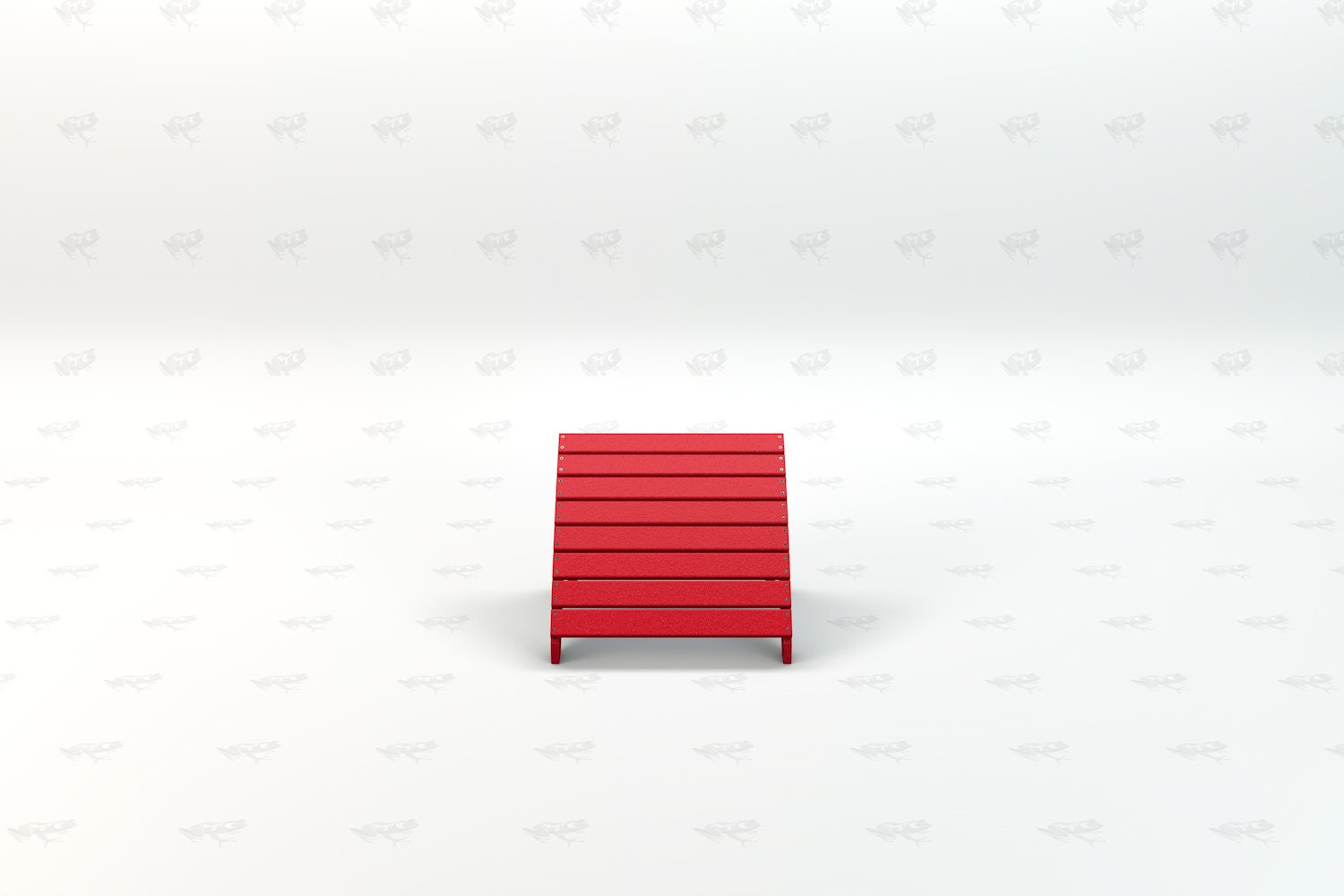 Adirondack Ottoman Front__RED