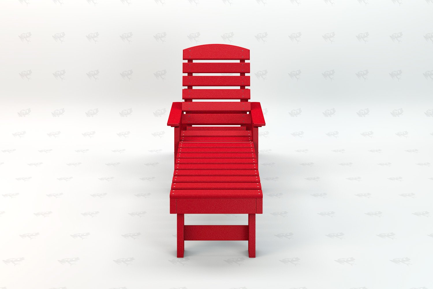 Pensacola Chaise Lounge Chair  Front__RED