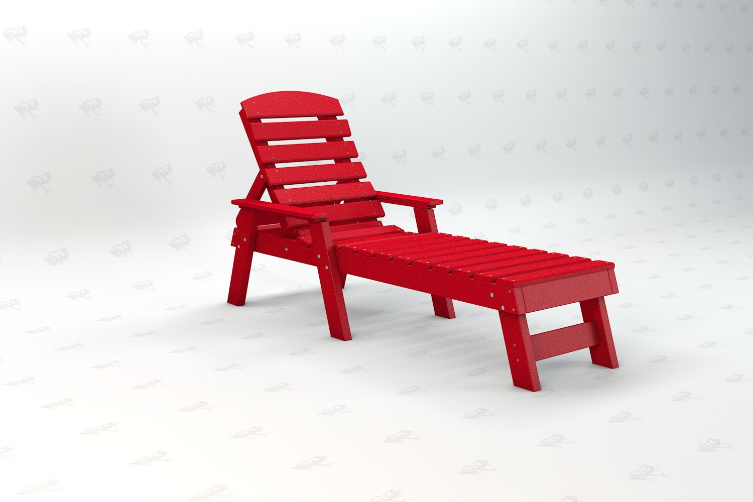 Pensacola Chaise Lounge Chair Left__RED