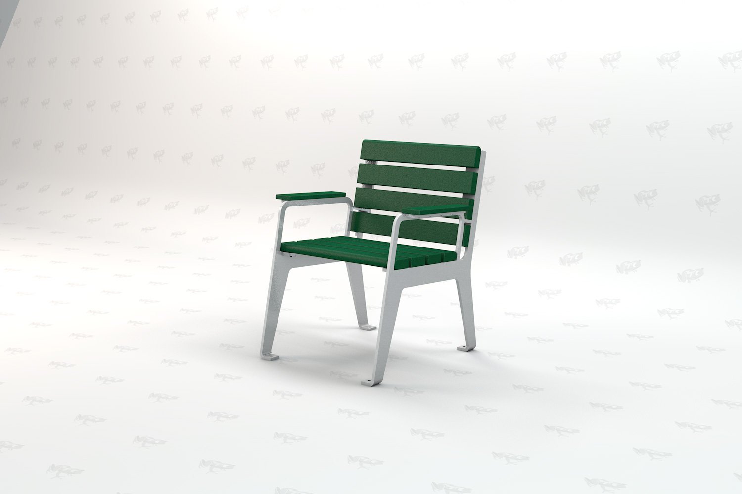 Plaza Chair Right Green