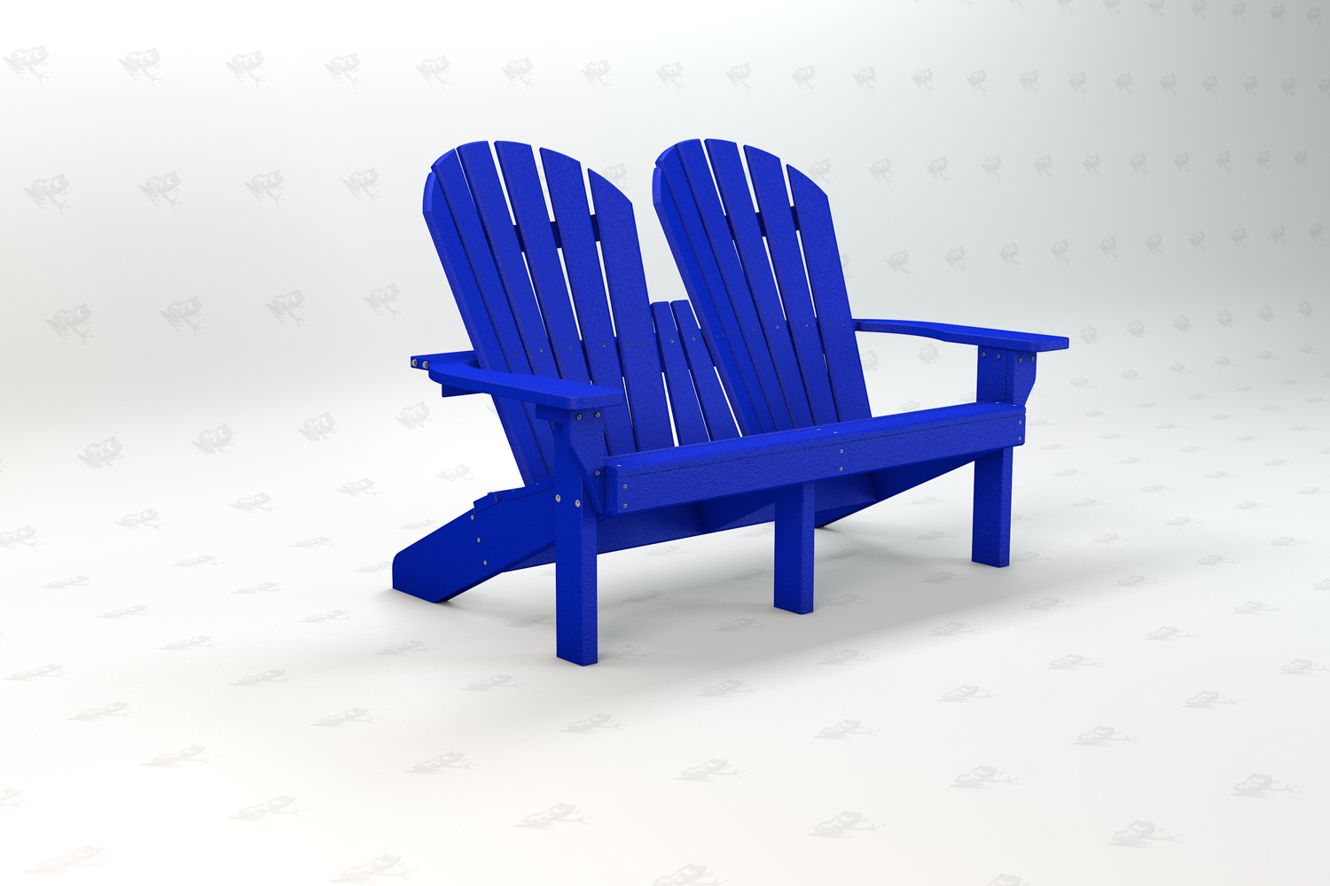 Riviera 2-Seat Adirondack Left Blue