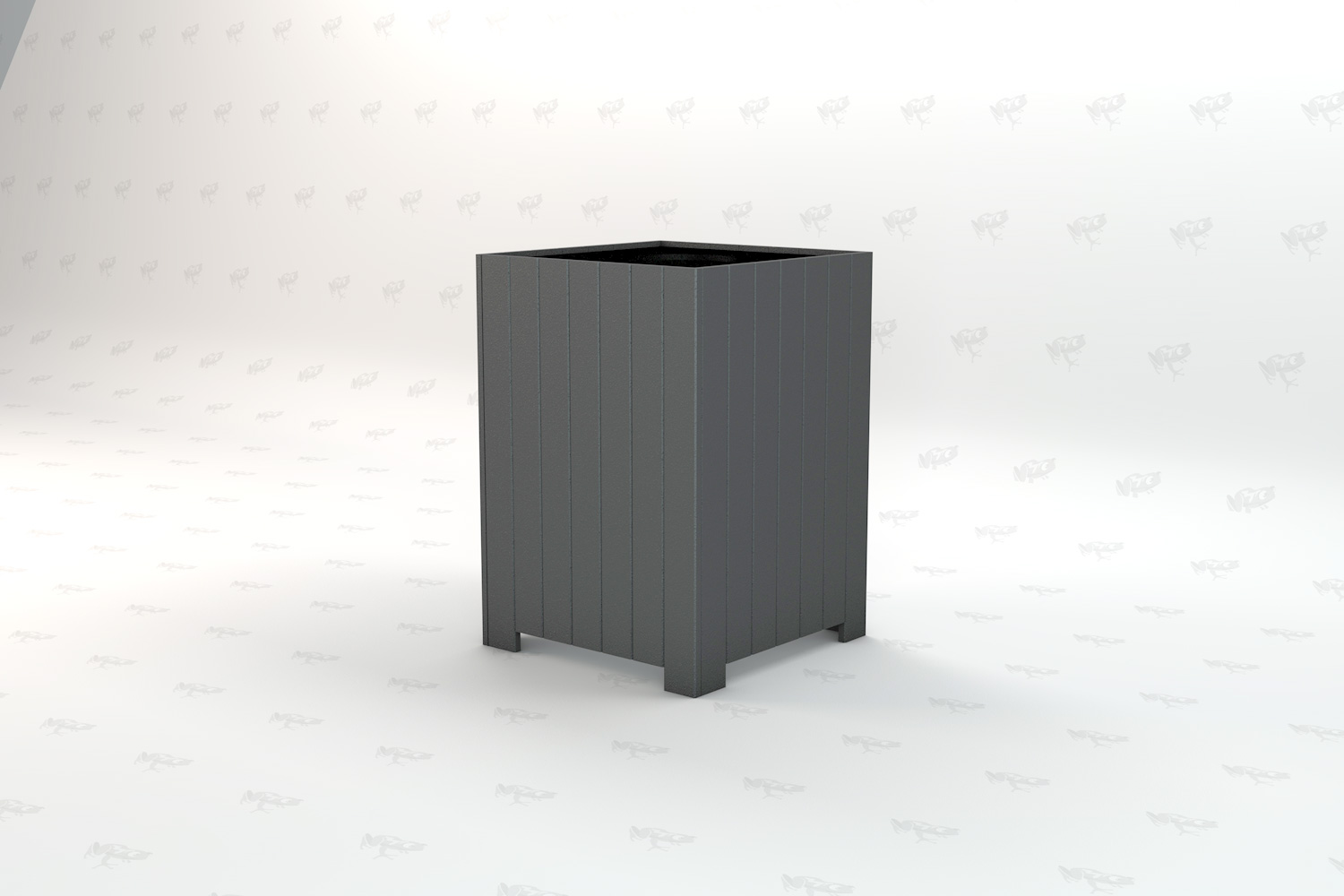 Standard Square Receptacle Right__GRA