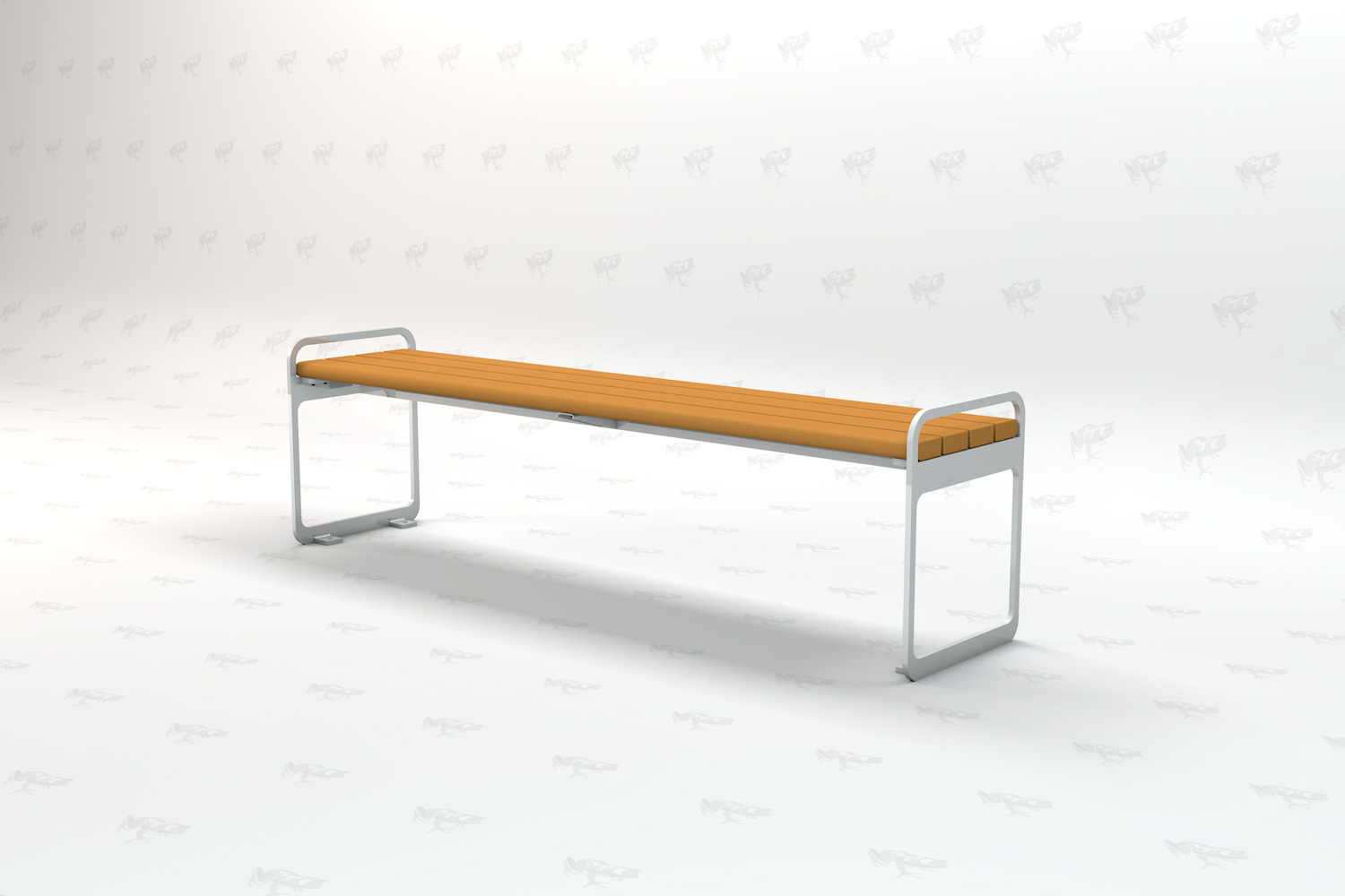 Plaza Backless Bench