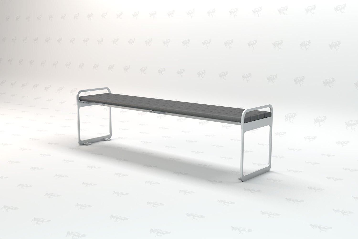 Plaza Backless Bench