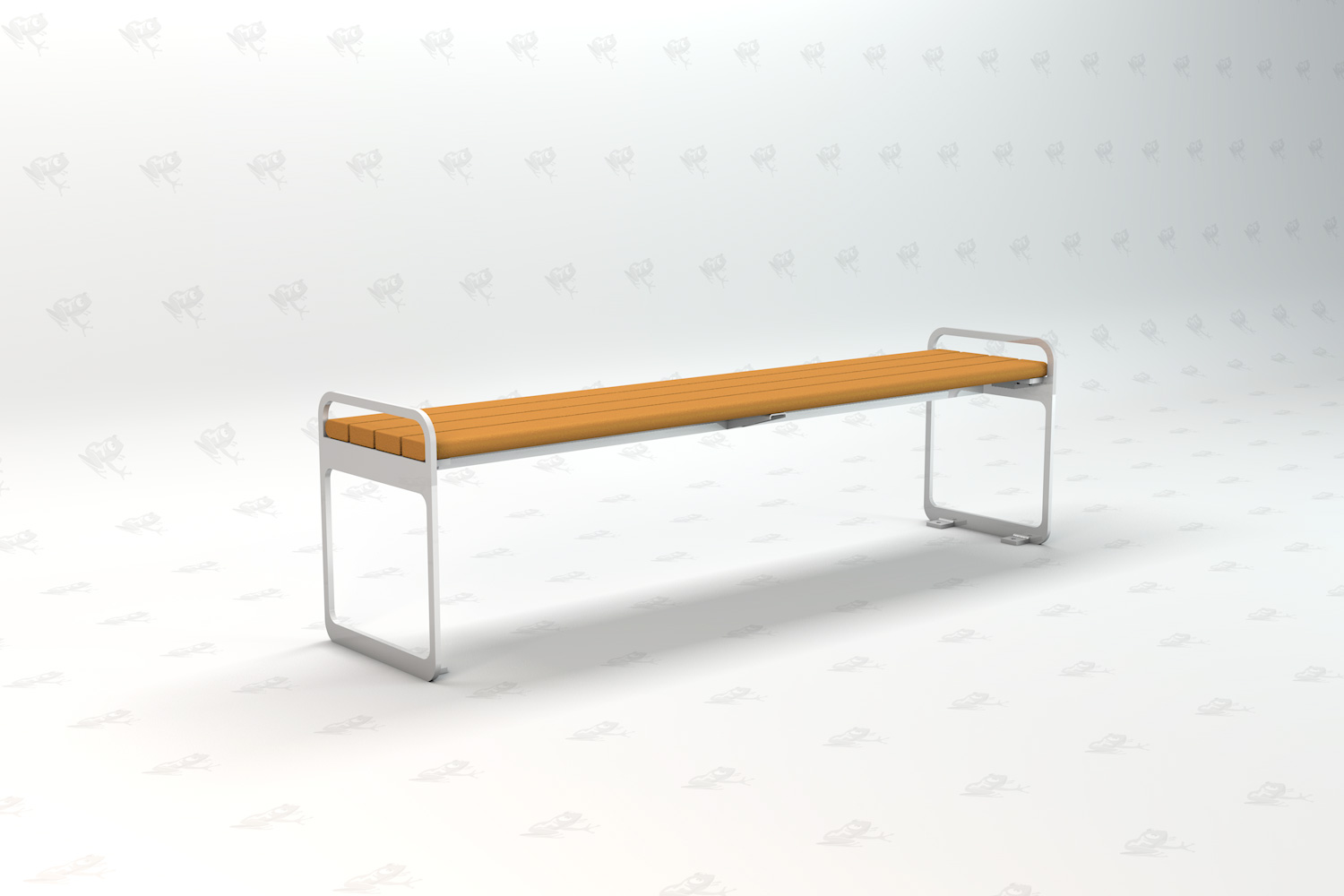 Plaza Backless Bench