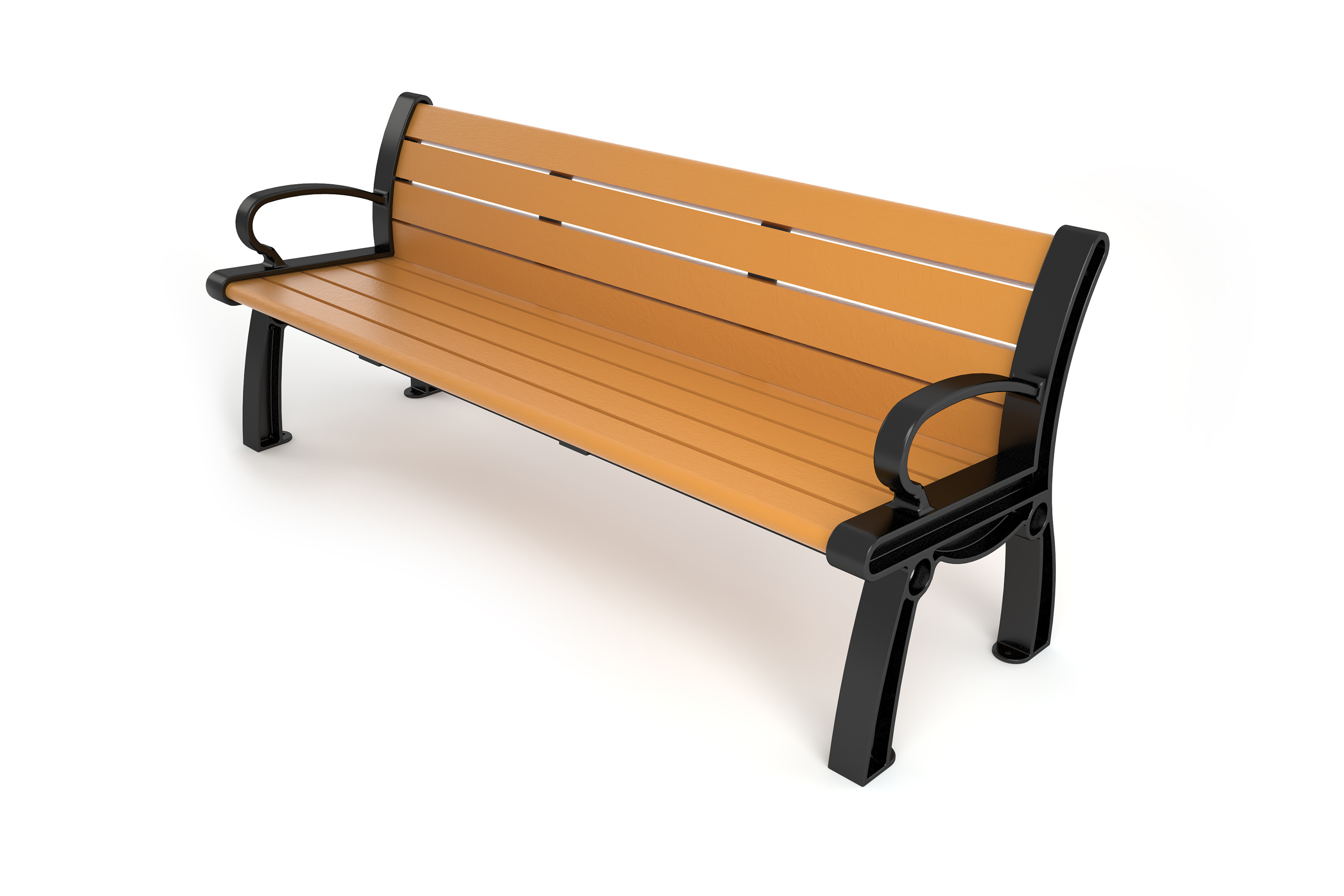 Heritage Bench- Black Frame